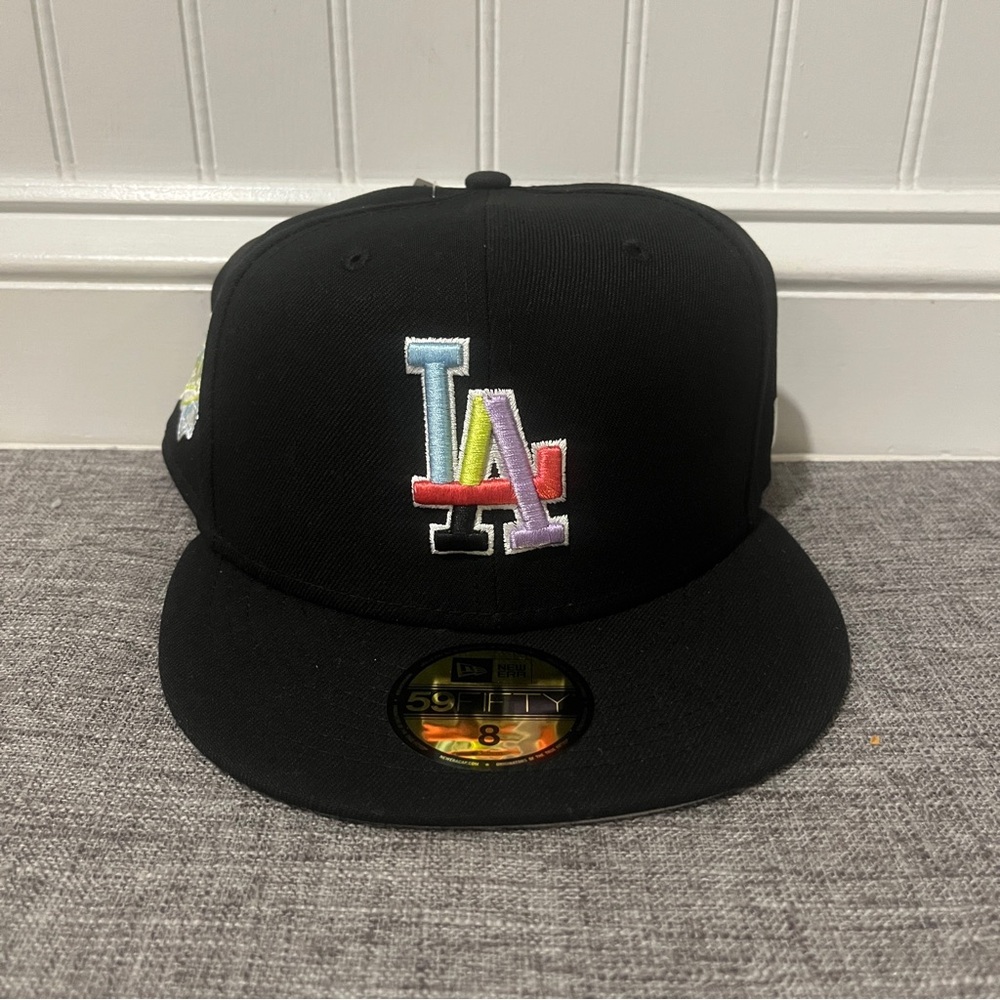 Los Angeles Dodgers MLB NE 1988 World Series Color Pack Multi Fitted Sz 8